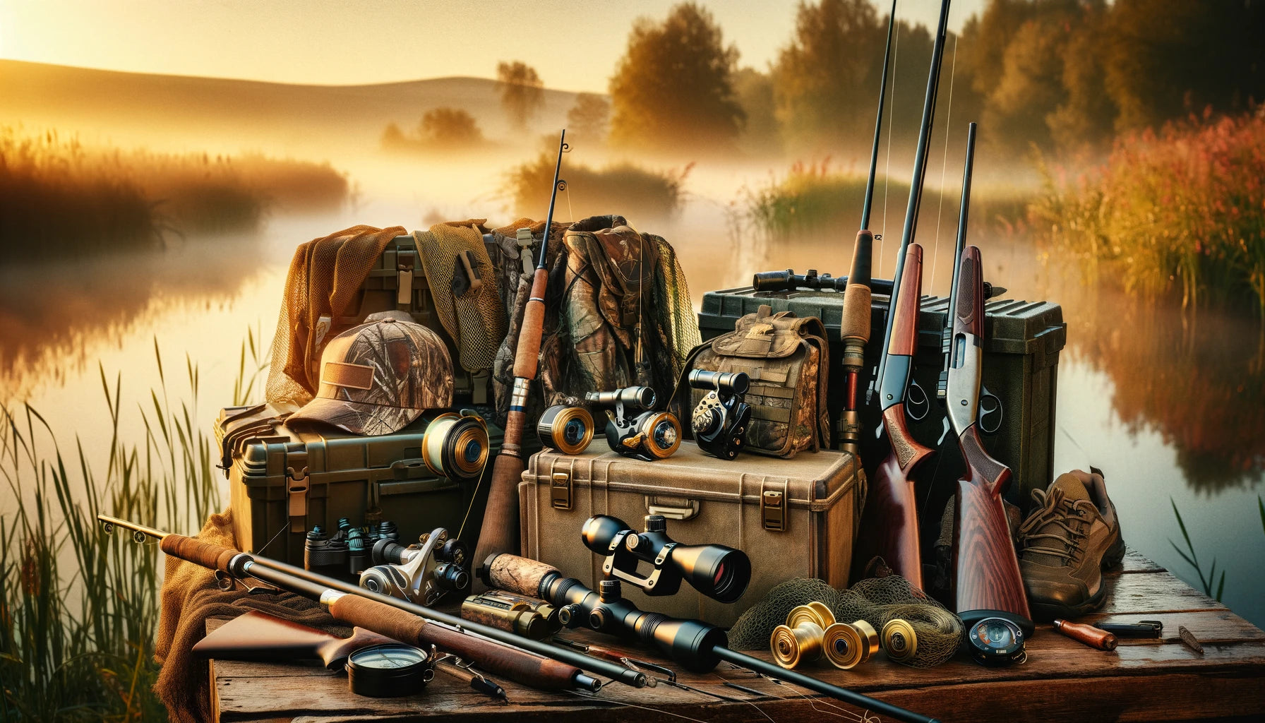 Professional Hunting, Fishing Equipment