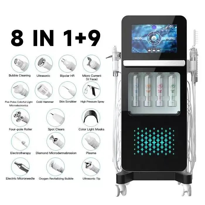 2024 New Version Multifunctional Skin Comprehensive Manager Hydro Small Bubble Beauty Machine For Skin Care