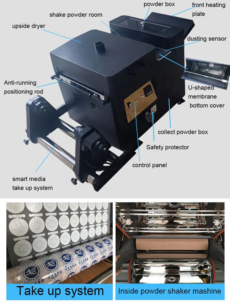 White Ink Dtf Pet Film Transfer A3 30Cm Dtf Printer Printing Machine Heat Press Pet Film Dtf Printer