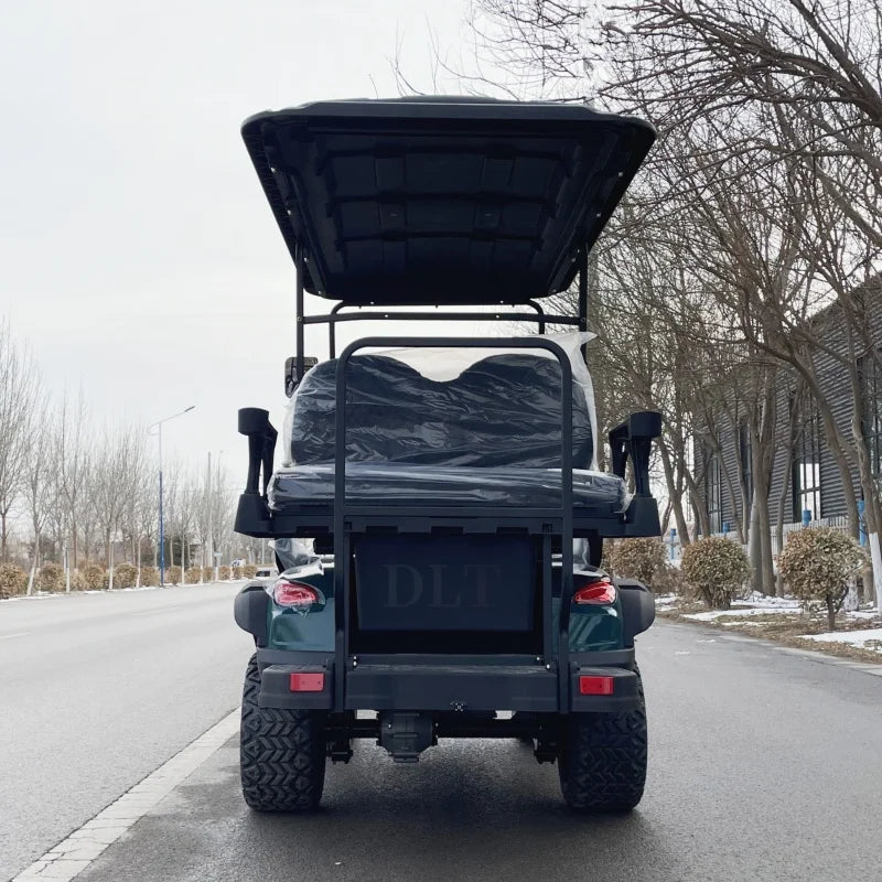 New Double Swing Arm Independent Front Suspension Off-Road Hunting Golf Cart 60V Lithium Battery Solar Panel Powered Golf Cart