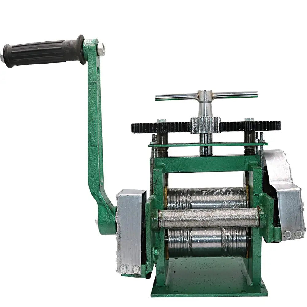 Jewelry Mini Rolling Mill Tool & Equipment Goldsmith Making Manual Metal Hand Rollers Flattening Machine