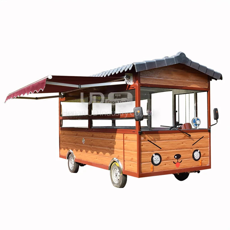 Food Trailer Kitchen Food Vending Truck Coffee Container Street Small Outdoor Moible Fully Equipped Cart Fast Food Kiosk