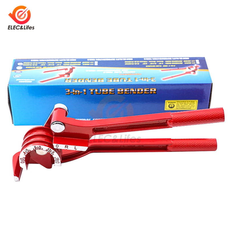 3 In 1 Pipe Bending Tool Combination Tube Bender 90 180 Degree Tube Bending Machine 6mm 8mm 10mm Fuel Brake Pipe  Hand Tools