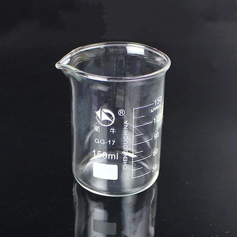 1set Lab Borosilicate GLass beaker all sizes chemical experiment Laboratory Equipment All sizes