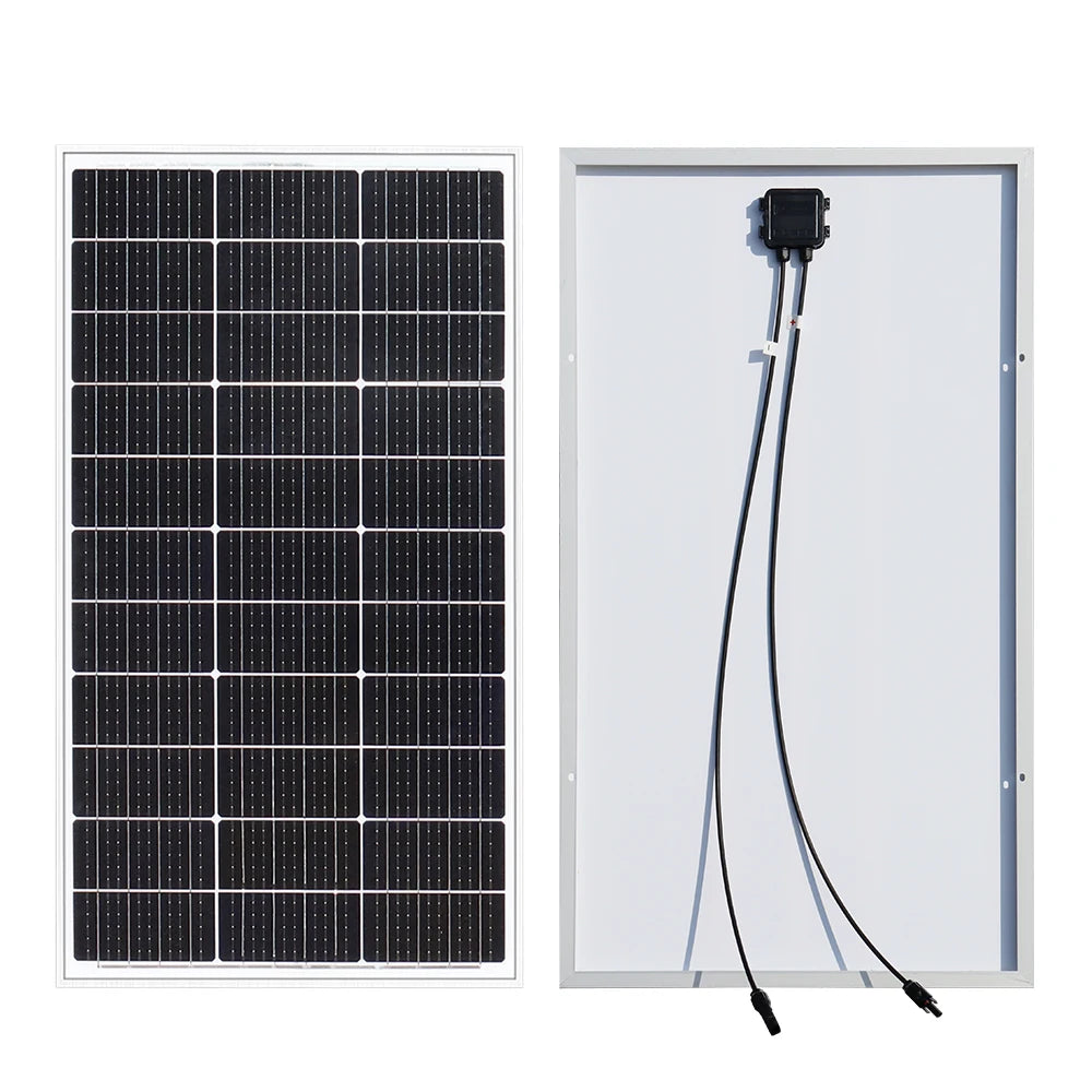 100W 12 Volt solar panel 200W 300W 400W Photovoltaic solar cell Ideal for charging 12V batteries Motorhome Garden Camper Boat