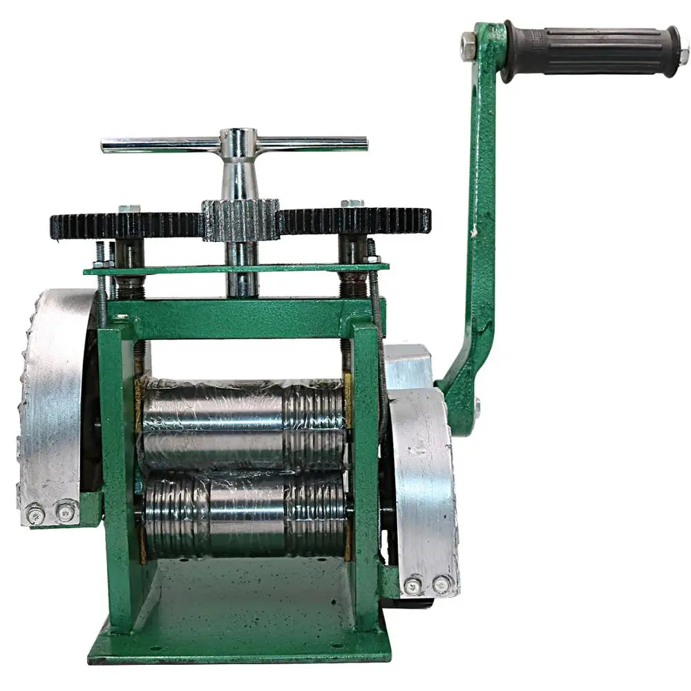 Jewelry Mini Rolling Mill Tool & Equipment Goldsmith Making Manual Metal Hand Rollers Flattening Machine