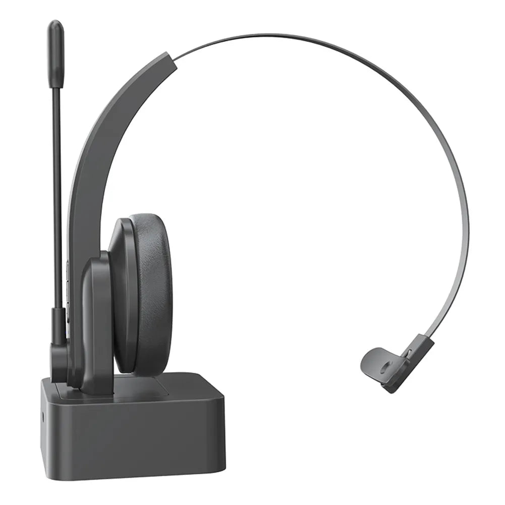 Wireless Bluetooth 5.0 Headphone Telephone Headset Call Center Office Computer Noise Canceling Customer Service with Microphone