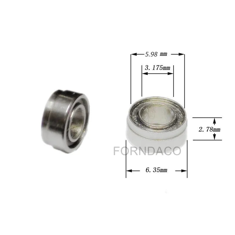 10/5pcs Dental Bearings For KAVO High Speed Handpiece Size 3.175x6.35x5.98x2.78mm Step Dentist Ceramic Ball