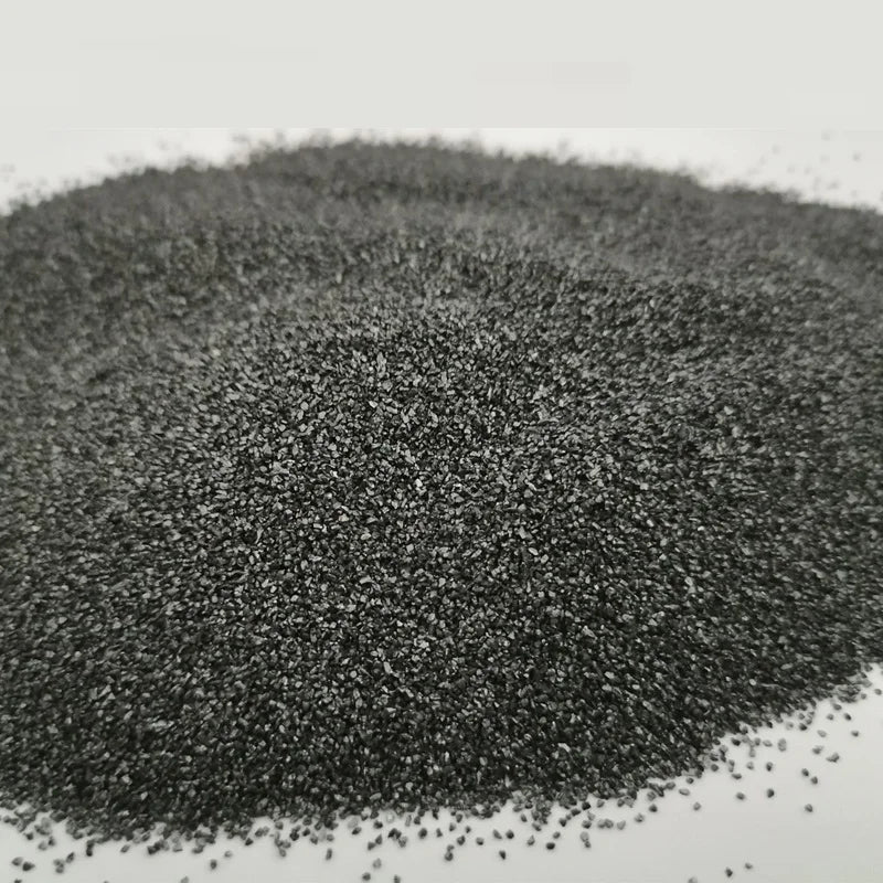 1kg Black emery carborundum abrasive sand blasting derusting polishing sand blasting machine sand material stone carving