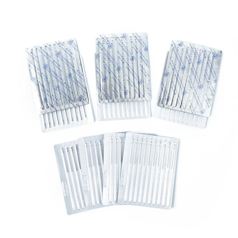 1 Box Detox Needles 100 Disposable Sterile Needle Sterile Acupunture Asepsis For Ears Skin