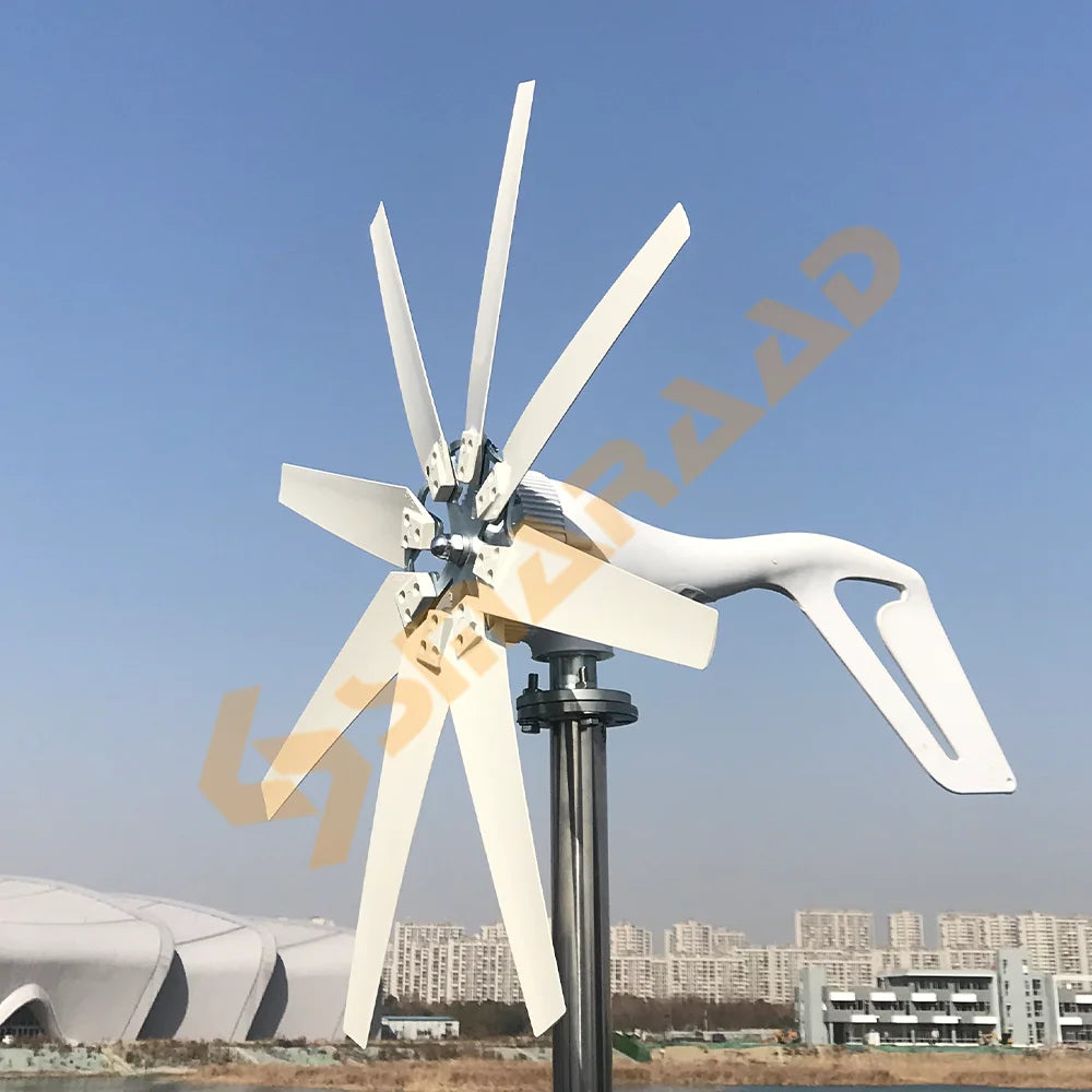 1000W Horizontal Wind Turbine Generator 400w 600w 12v 24v 48v Free Power NewEnergy Alternative Accessories For Home Street Lamps