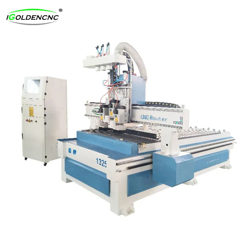 cnc router 3 heads 1325 3d woodworking engraving furniture making machine price