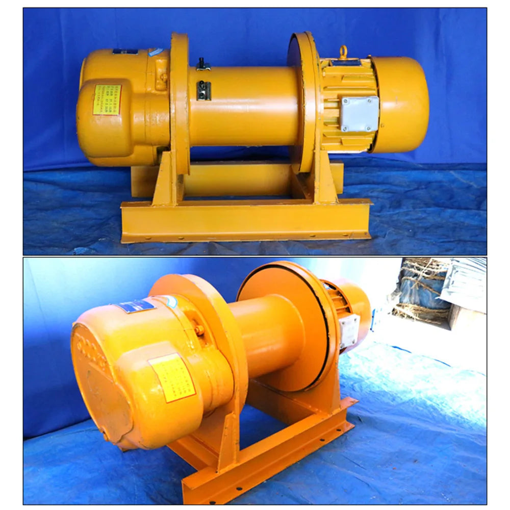 1T Electric Crane Heavy Industry 380v windlass Tools Hoist Traction Machine winch For lifting goods