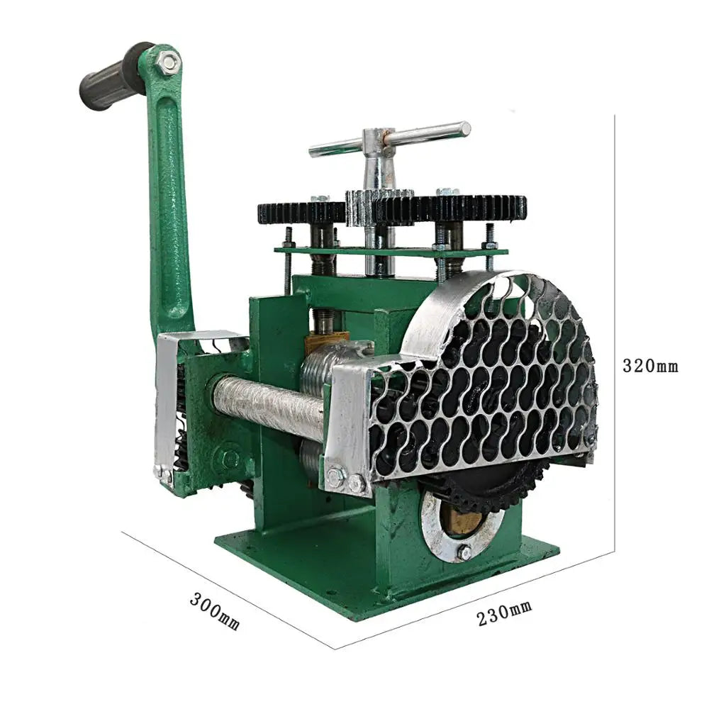 Jewelry Mini Rolling Mill Tool & Equipment Goldsmith Making Manual Metal Hand Rollers Flattening Machine