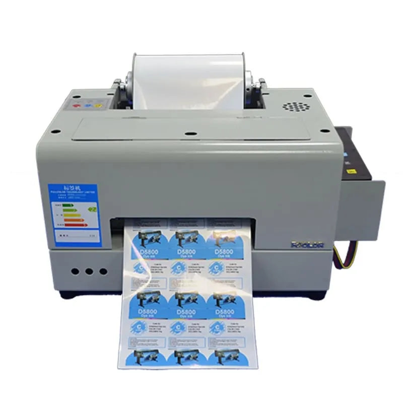 Waterproof 210Mm Label Sticker Printer Business Use A4 Sublimation Pigment Ink Printing Machine Sticker Label Printer