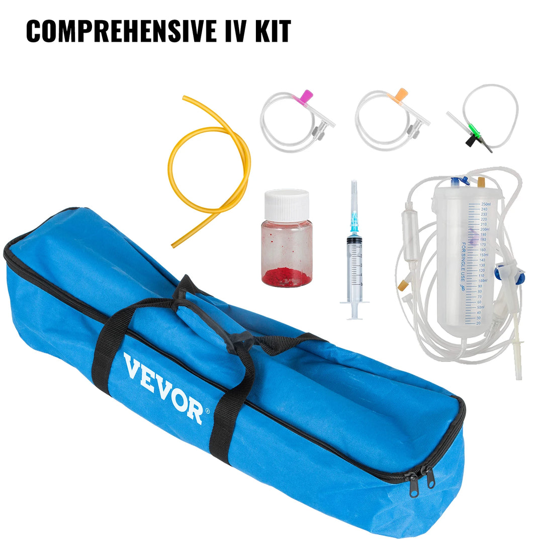 VEVOR Intravenous Practice Arm Kit PVC High Simulation Nurse Blood Drawing Practice Injection Model Asmr Medical School Supplies