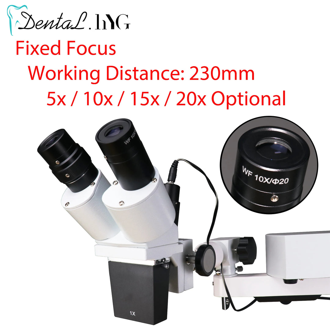 5watt LED Dental Binocular Microscope Rotatable for Dentists Dental Lab Equipment Denture Tool Equipment Spot Light Microscope