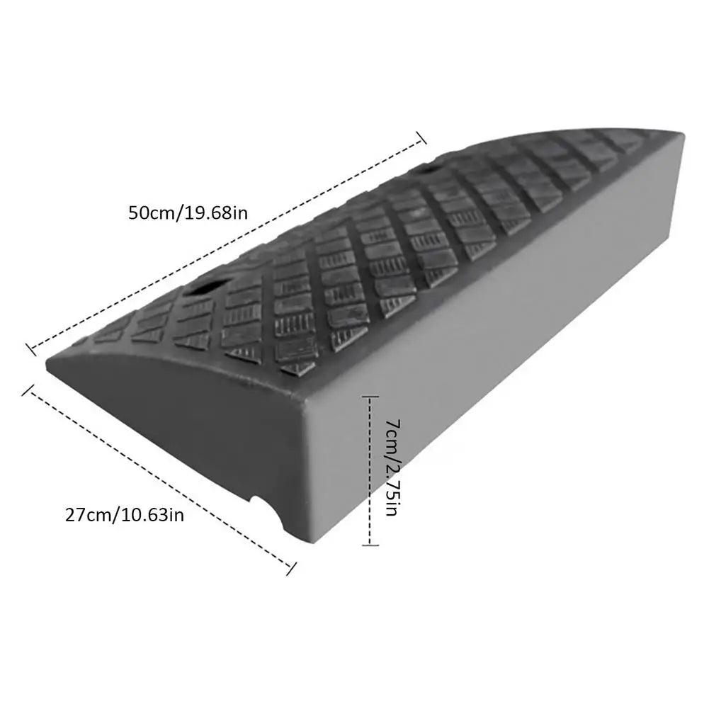 Curb Ramps Rubber Threshold Door Step Ramp 5CM/7CM High Portable Kerb Ramp Car Ramps Heavy Duty Wheelchair Ramps For Doorways Wi