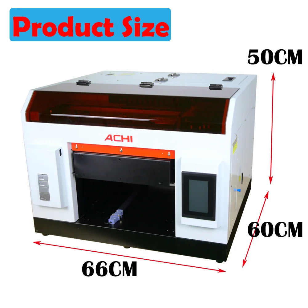 EU Stock UV Printer A3 LED Flatbed Printer 1390 with Ink Automatic UV Print for Bottlle Wood T-shirt Mental Printing EU Ship