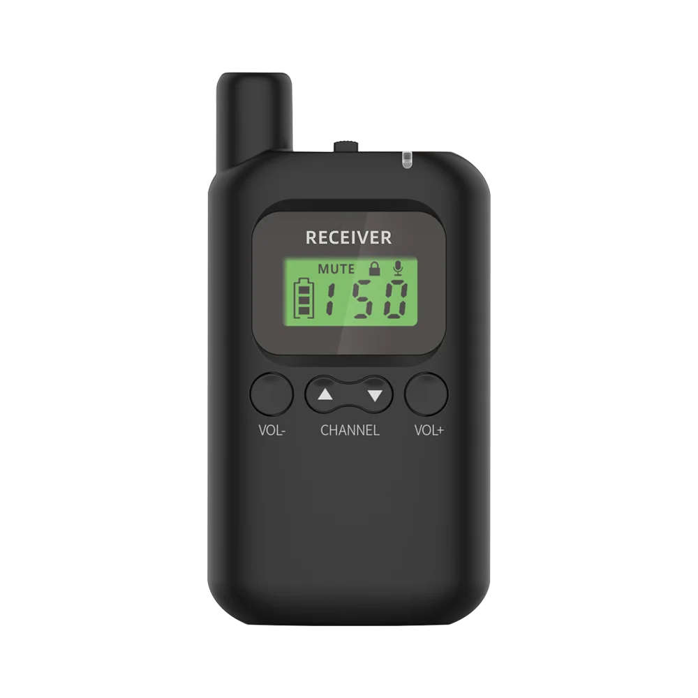 Wireless Whisper Tour Guide System 1 Transmitter 25 Receivers 1 Charger for Training Factory Interpretation Teaching Conference