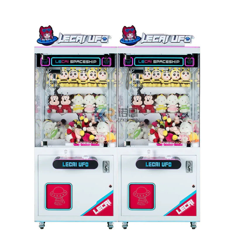 Mini Small Coin Operated Toy Vending Machine Dolls Stuffed Plush Toys Children's Claw Crane Arcade Game Machines