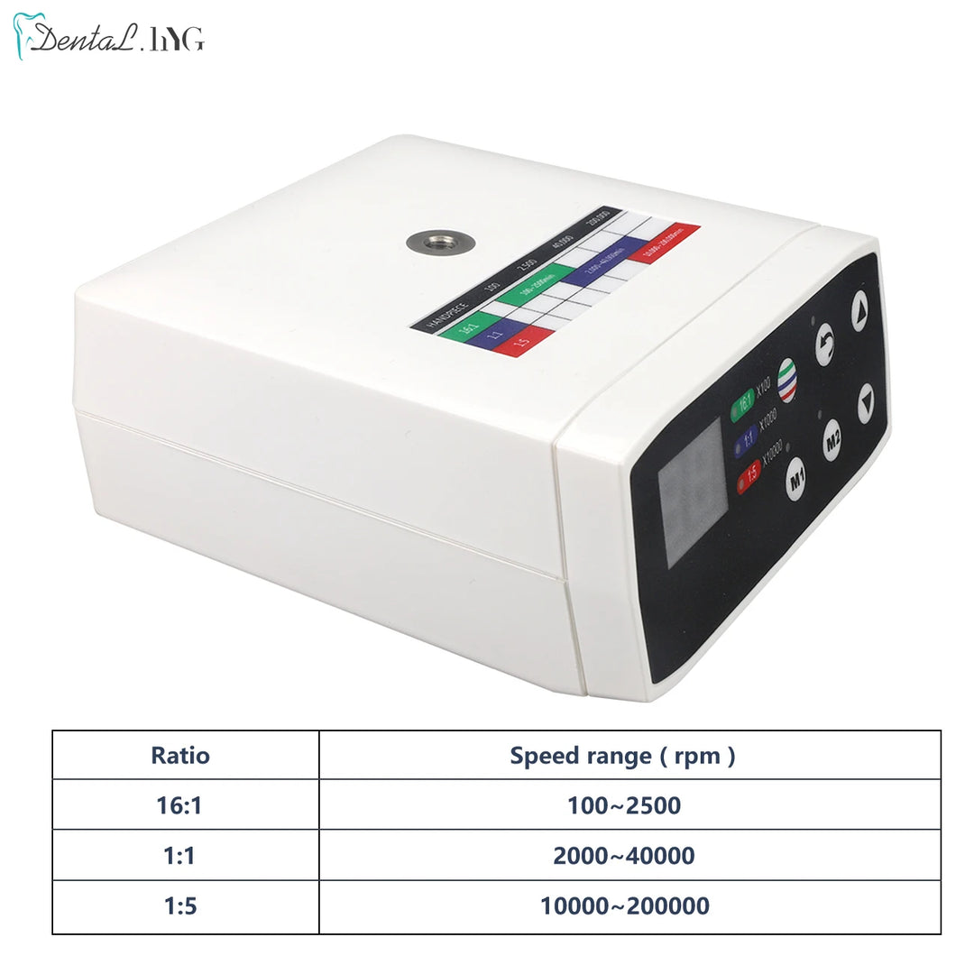 Dental Brushless Electric LED Micro Motor Internal Water Spray Work With 1:5 1:1 16:1 Contra Angle Dentist Low Speed Handpiece