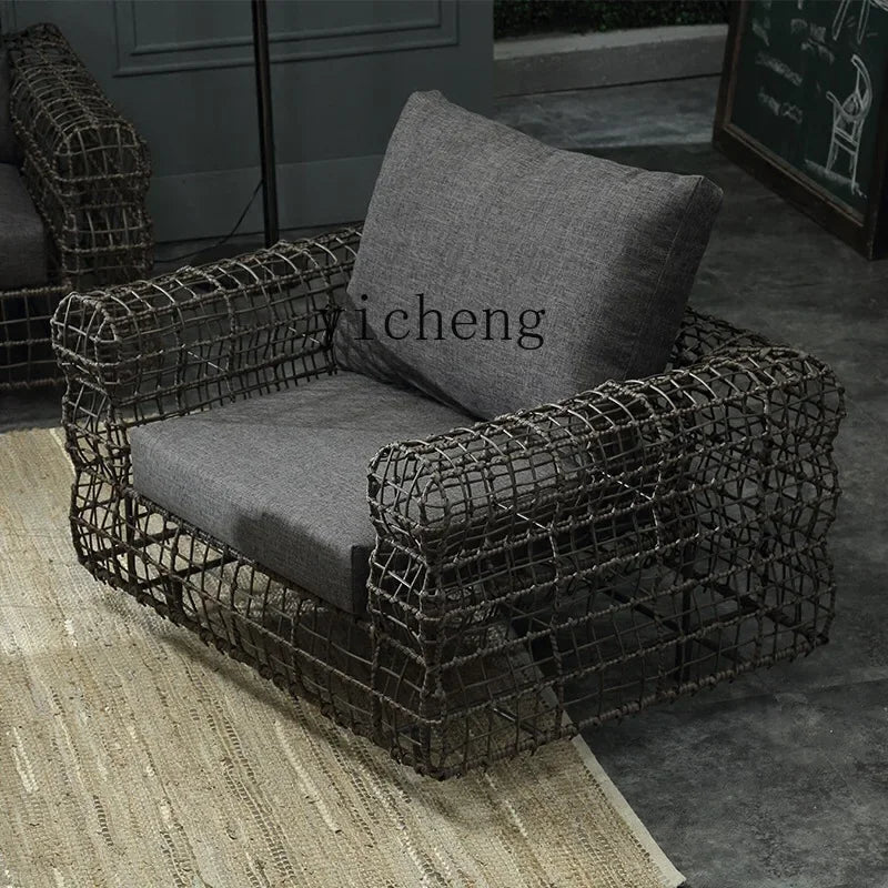 ZC Industrial Style Personalized Creative Iron Art Sofa Living Room Furniture Clothing Store Bistro Quiet Bar Cafe