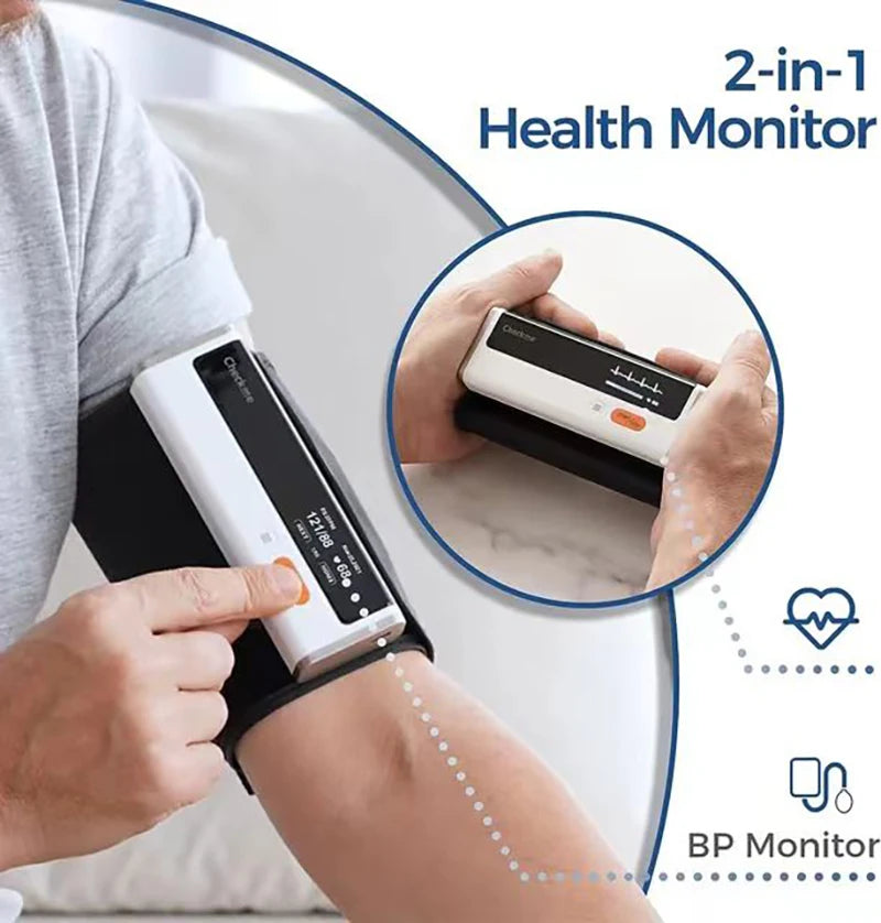 Wireless Bluetooth Blood Pressure Monitor With ECG Function Automatic Digital BP Machine Heart Rate Pulse EKG Support USB Charge