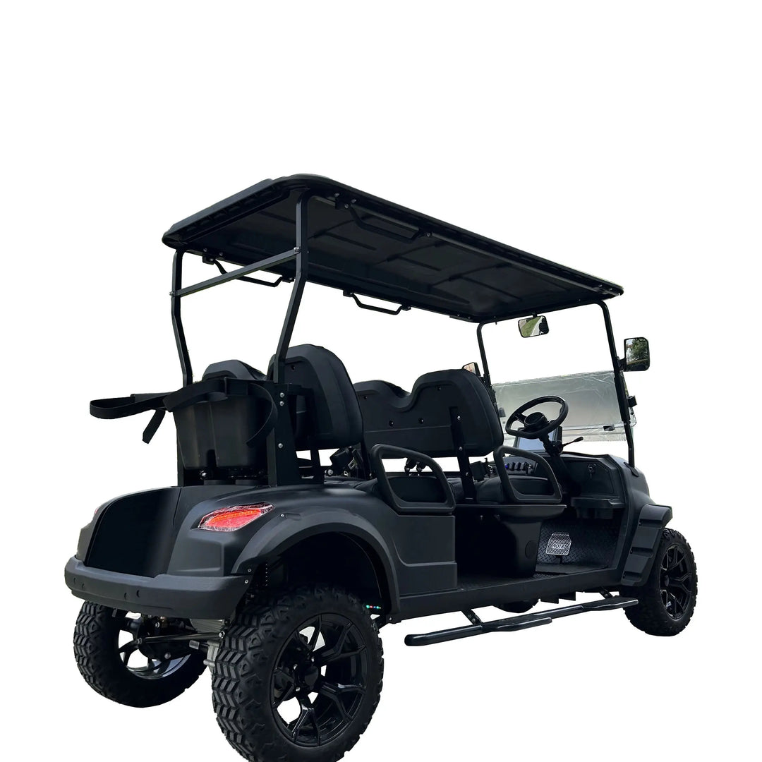 Electric Sightseeing Bus Scenic Spot Private Club Karts Car Mini Golf Carts Powerful Buggy 4+2 Seater Battery Operated Golf Cart