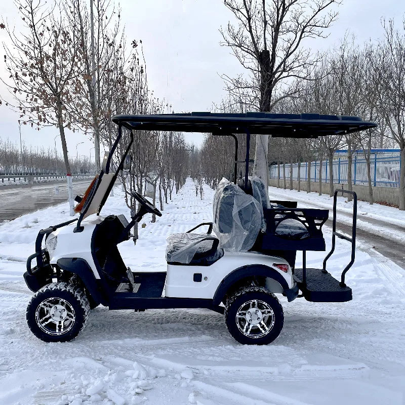 Street Legal Chinese Golf Cart 48V Club Car Electric Utility Vehicle 2 6 Seater Custom Luxury Body & Seat Color Off-Road Vehicle