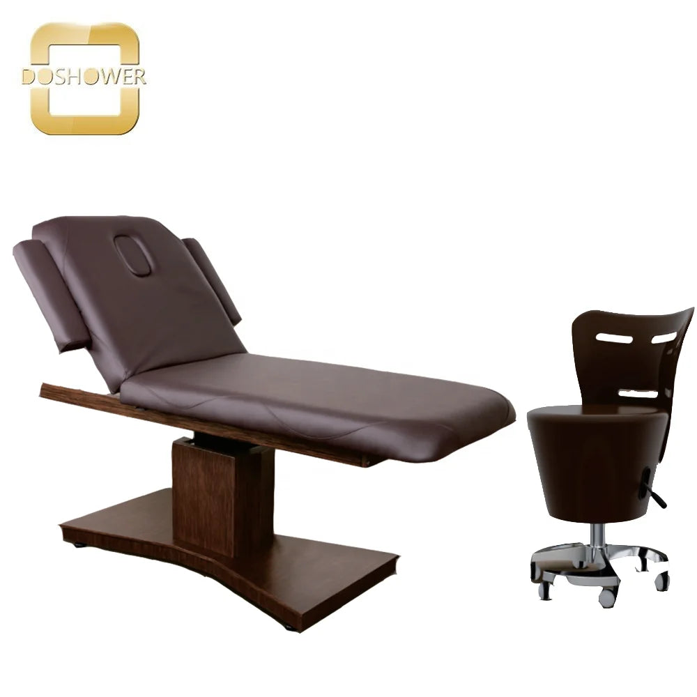 Multi-purpose beauty salons bed with 3 motor controls ergonomic design for doctors dentists and chiropractors