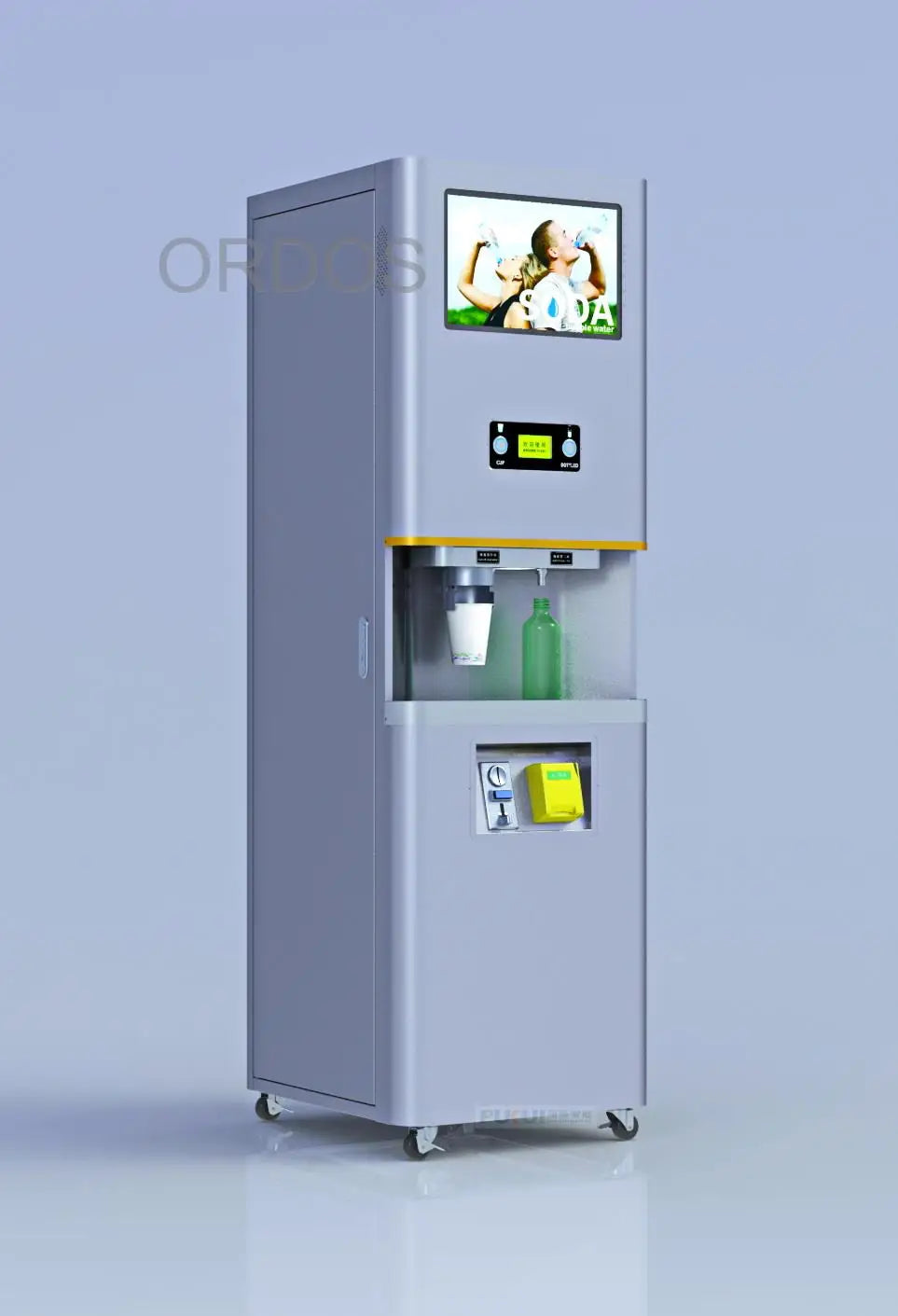 High Quality Coin Operated Custom Soda Sparkling Water Vending Machine