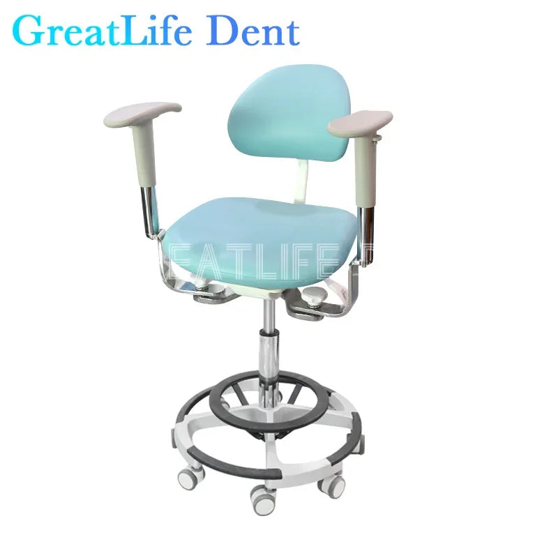 GreatLife Dent Comprehensive Treatment Luxury Foot Pedal Height Adjustable Dental Laboratory Equipment Instrument Dentist chair