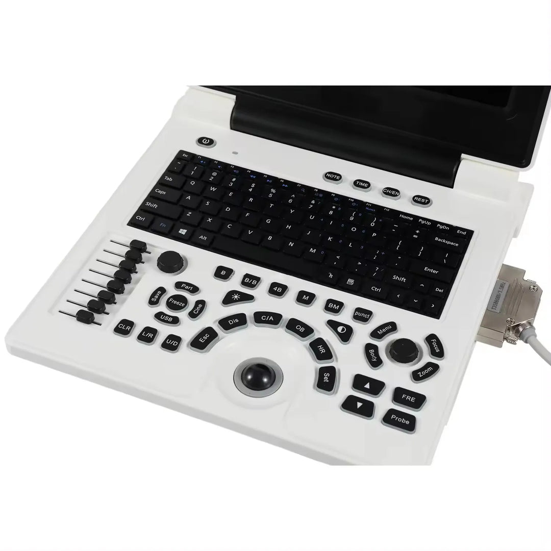 12 Inch LED Screen Black White Animal Notebook Portable Pet Veterinary Ultrasound Scanner USG Machine