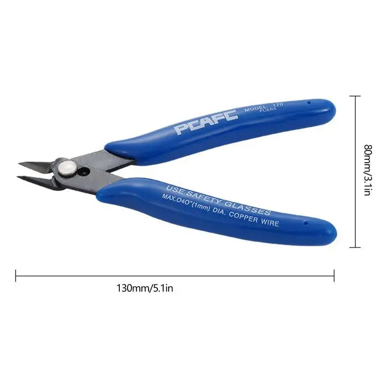 Wire Cutter Pliers Carbon Steel Ultra Sharp Diagonal Pliers Wire Flush Cutters With Ergonomic Handle PCAFC-170 Electrician Tool