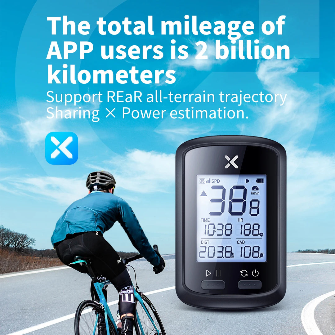 XOSS G Plus GPS Bike Computer Wireless GPS Speedometer Waterproof Road Bike MTB Bicycle ANT+ Vortex Sensor X2 Heart Rate Monitor