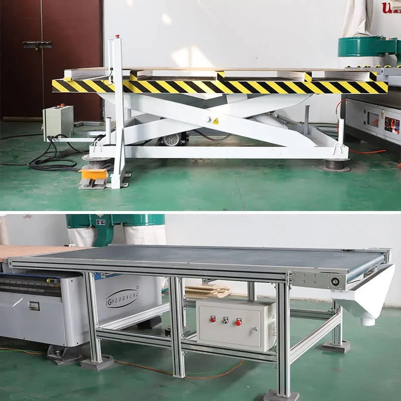 ATC Auto Loading And Unloading Nesting Cnc Router Machine For Wood Furniture Production