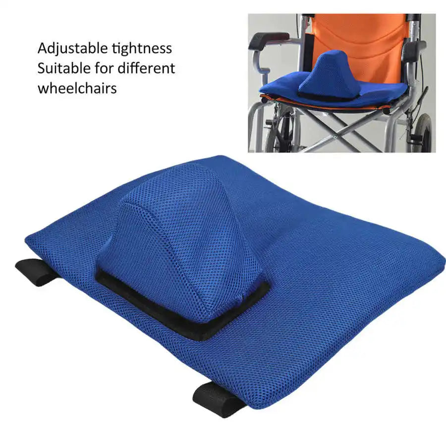 Wheelchair Cushion Breathable Mesh Sponge Anti Decubitus Prevent Falls Detachable Washable Wheelchair Mat Sit Pad Limiter