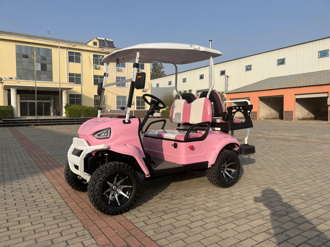 Customized Professional Design 6 Seaters Golf Buggy Car Electric Golf Carts With Lithium Battery Independent Suspension