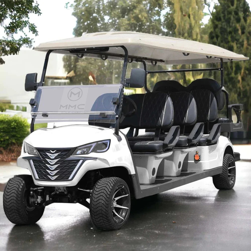 Newest Exclusive Factory Wiper 6 8 Seater Tourist Bus Club Car Hunting Car 48/60/72V 100/120/200Ah Electric Golf Cart