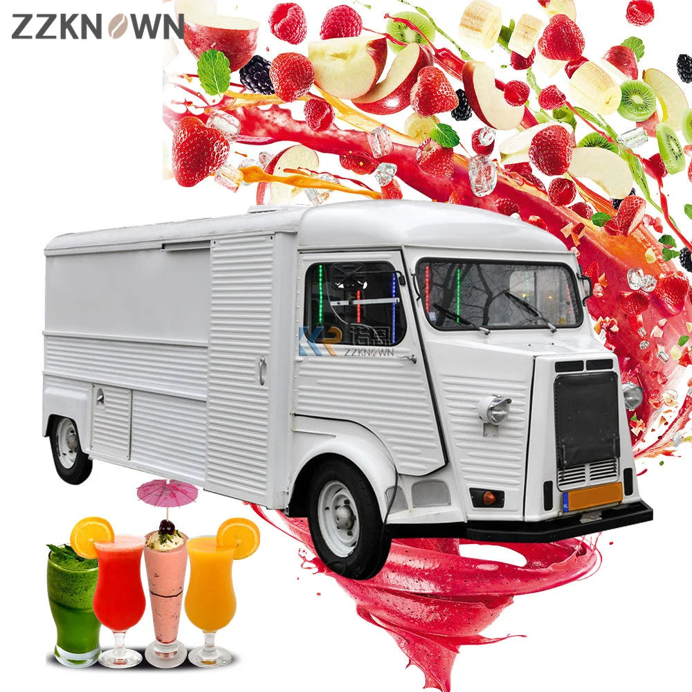 Mobile Catering Snack Kitchen Trailers Mobile Food Coffee Ice Cream Trucks Electric Drink Truck with Free Shipping