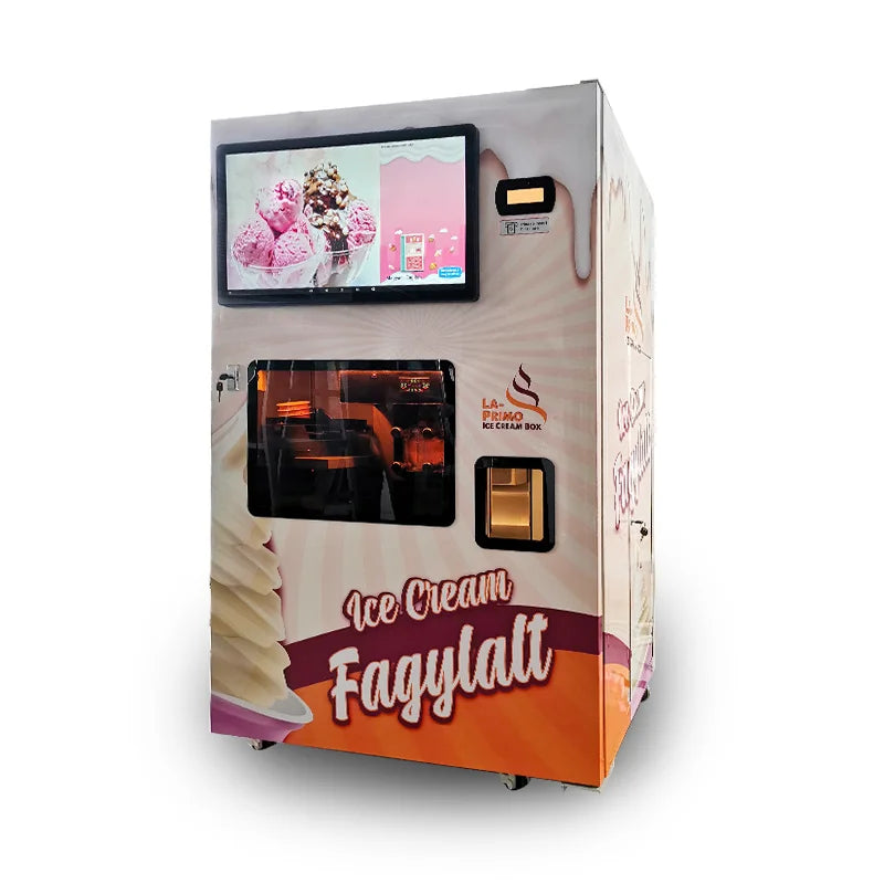 Multi Flavor Soft Ice Cream Machine Commercial Vending Machine