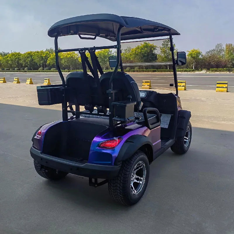 Luxurious Classic Scenic Mini Tourist Car 6-Seater Electric Golf Cart 72V Electric Shuttle Bus-Sightseeing Car