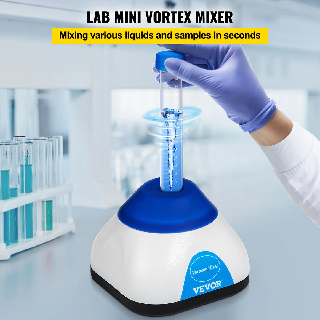 VEVOR Lab Mini Vortex Mixer 3000/6000 RPM Fixed Speed Shaker 50ML Laboratory Equipment Use for Test Tube Tattoo Ink Nail Polish