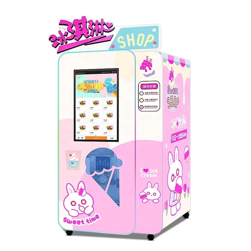 Durag Vending Machine Touch Screen Soft Ice Cream Liquid Locker Vending Machine