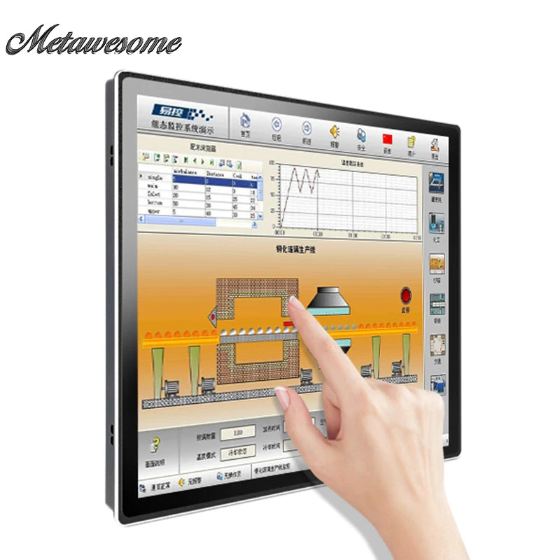 Wholesale 15 Inch Industrial control all-in-one machine touch screen pc industrial capacitive touch all in one computer