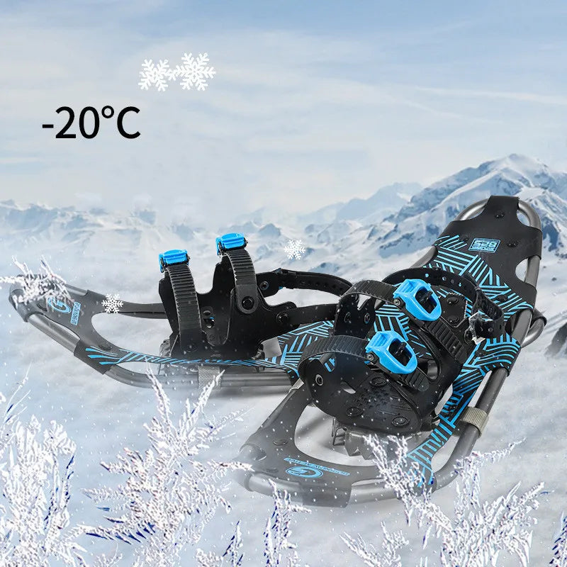 Winter Snow Shoes Outdoor Snow Mountain Climbing Equipment Snow Walking Shoes Aluminum Alloy Anti-skid Adjustable Snow Board