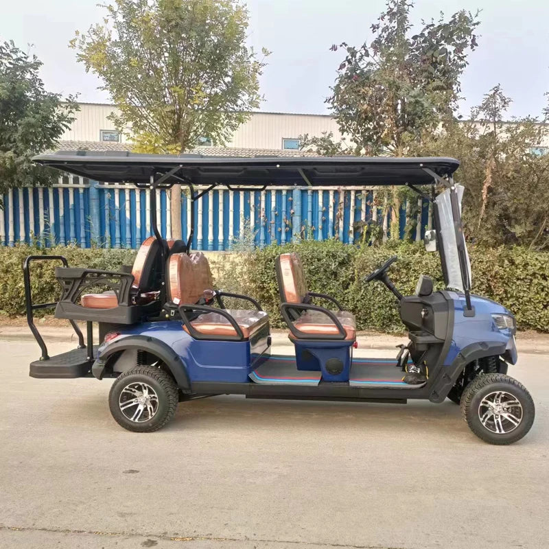 Newest Exclusive Factory Wiper 6 8 Seater Tourist Bus Club Car Hunting Car 48/60/72V 100/120/200Ah Electric Golf Cart