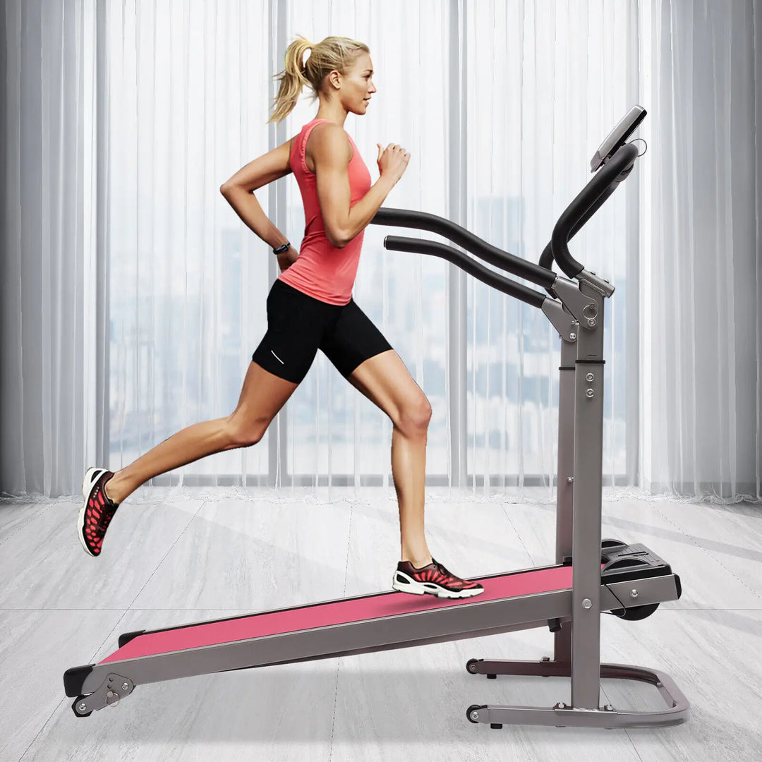 Electric Folding Treadmill with Incline for Home, Portable Running Exercise, Indoor Aerobic Exercise, Fitness Equipment