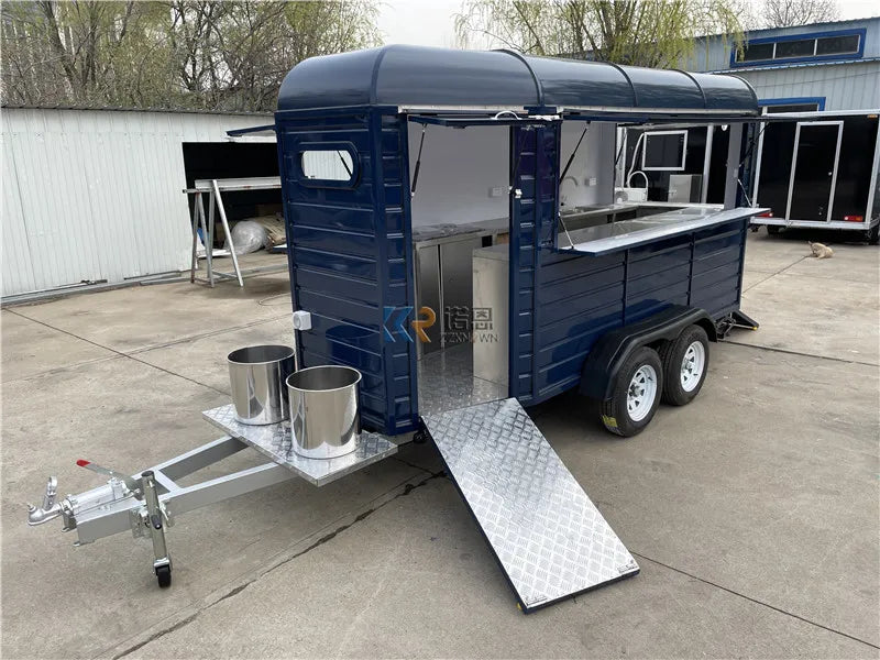 Custom Fast Food Cart Concession Mobile Food Truck Ice Cream Mobile Trailers Catering Truck For Sale